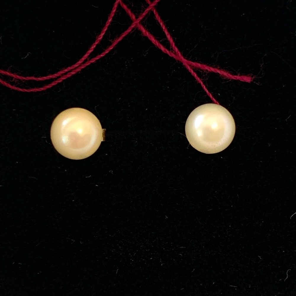 14k pearl earrings